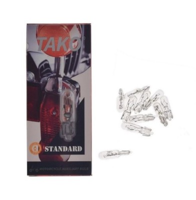 ŻARÓWKA 12V 1,2W T5 W2x4.6d TAKO