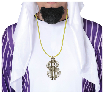 Naszyjnik DOLAR złoty hip-hop gangster raper arab