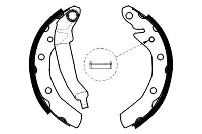 TOMEX BRAKES APKABOS STABDŽIŲ KOMPLEKTAS DAEWOO TICO 95-00 