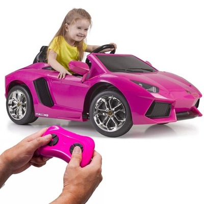 FEBER SAMOCHÓD NA AKUMULATOR AVENTADOR PINK 6V