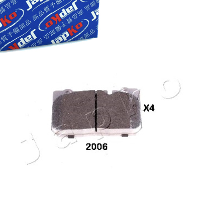 Гальмівні колодки гальмівні перед japko do lexus ls 400 фото №1