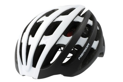 KASK MERIDA BEETLE WHITE-BLACK L 58-62CM HM-MD142