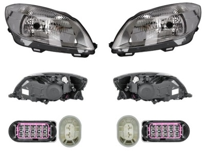 Фара skoda fabia 5j roomster 10- l+p hella фото №1