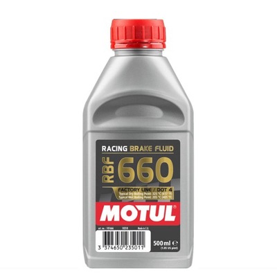 MOTUL Racing Brake Fluid RBF 660 Factory Line Dot4 500ml - płyn hamulcowy w