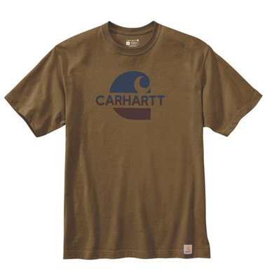 CARHARTT koszulka T-shirt Heavyweight C brąz S