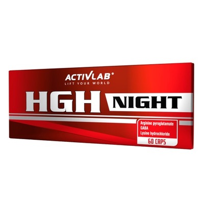 ACTIVLAB HGH NIGHT 60kaps HORMON WZROSTU GABA ZMA NO