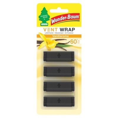 WUNDER-BAUM ZAPACH VENT WRAP VANILLA PARA REJILLA VENTEO (4SZT.) / WUNDER BA  