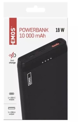 MOCNY POWER BANK 10000MAH 2xUSB - USB-C POWERBANK