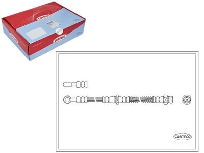 CABLE DE FRENADO CORTECO MB862414 MB950308 308624  