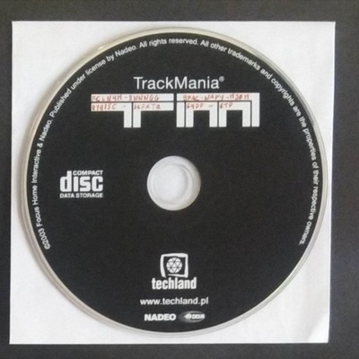 Trackmania 1 z Big Boxa Gra PC unikat