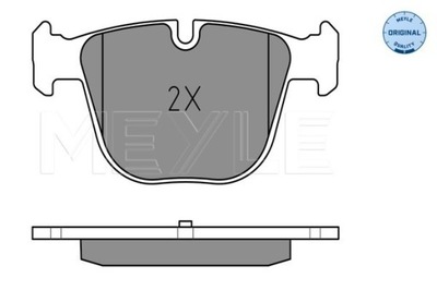 КОЛОДКИ HAM. BMW T. E60\/61 03- фото