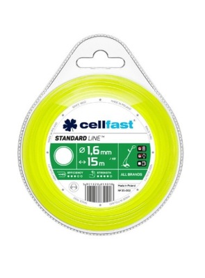 Żyłka tnąca STANDARD okrągła 1,6 mm 15 m Cellfast