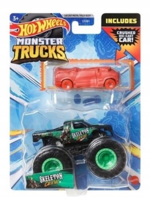 SAMOCHODY HOT WHEELS MONSTER TRUCKS SKELETON CREW