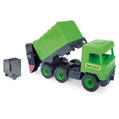Wader Middle Truck śmieciarka zielona 32103