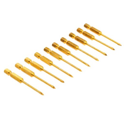 10 PIEZAS 3MM DORADO SOPORTE SZESCIOKATNY TCT 10 PIEZAS 3MM SZCZELINOWY  