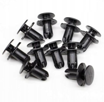 Кліпса штифт підкрилок hyundai accent elantra 10szt фото №1