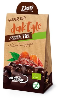 Daktyle w czekoladzie BIO 50g Doti