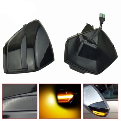 Поворотники led ford s-max c-max kuga динамические тонированные зеркало фото №1