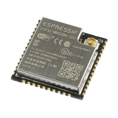 ESP32-WROOM-32U-N16 – Moduł IoT WiFi + Bluetooth BLE, 16 MB Flash, U.FL