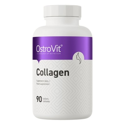 OstroVit Collagen 90 tabs SILNÁ KOSTI KĹBY KOLAGEN Hovädzí 3000 mg