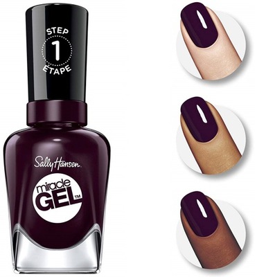 Sally Hansen Miracle Gel Lakier Cabernet with 492