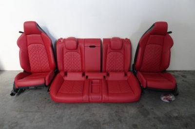 Audi s5 8w coupe - сидіння заднє сидіння обшивки nowe фото №1