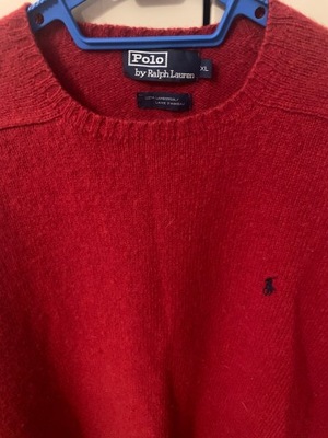 Ralph Lauren męski sweter 100% wełna XL