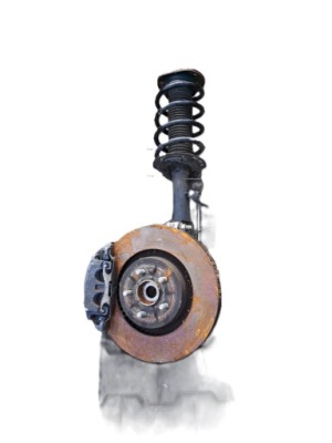 Ford edge mk2 lift поворотний кулак амортизаторна стійка лівий перед k2gc-18045 фото №1