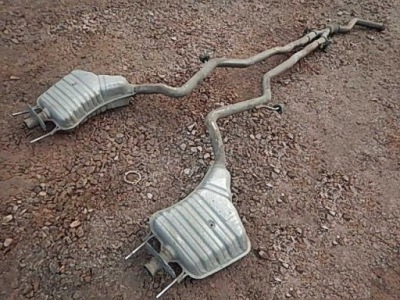 Mercedes s klasa w221 cdi lift гаситель выхлоп фото №1