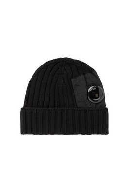 C.P. COMPANY Czarna czapka Knit Cap