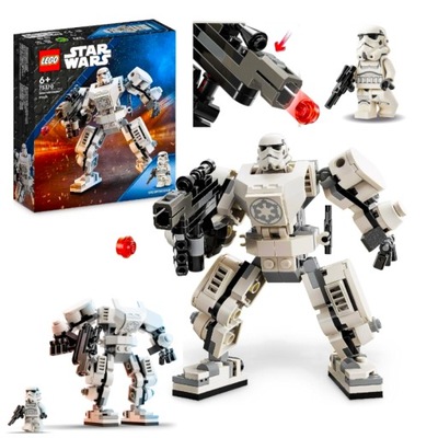 LEGO STAR WARS ZESTAW MECH SZTURMOWCA GWIEZDNE WOJNY JEDI YODA KLONY KLOCKI