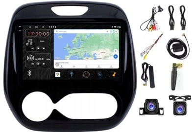 RADIO NAWIGACJA CARPLAY GPS ANDROID RENAULT CAPTUR 2013-19 6GB 128GB SIM
