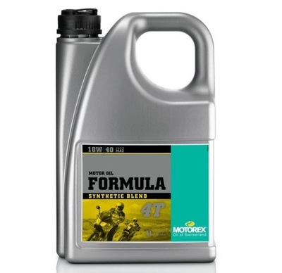 MOTOREX FORMULA 10W40 4L МАСЛО МОТОЦИКЛЕТНИЙ PÓŁSYNTETYCZNY