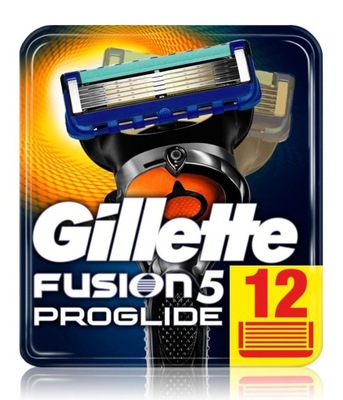 Gillette Fusion 5 Proglide wkłady ostrza 12szt UK