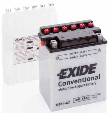 АККУМУЛЯТОР EXIDE YB14-A2 / EB14-A2 14AH