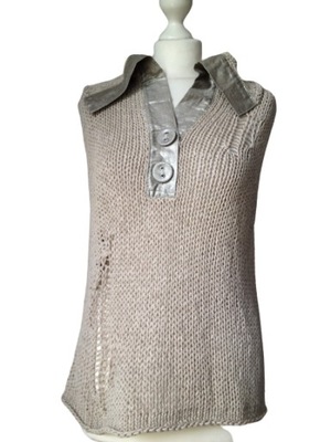 LUISA CERANO - przepiękny LETNI sweterek - 42 (XL)