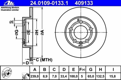 DISCO HAMULC. VW GOLF IV 98-03 PARTE TRASERA 4MOTION  