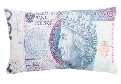 PODUSZKA 100 PLN STO ZŁOTYCH STÓWKA BANKNOT