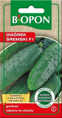 BIOPON Nasiona - OGÓREK Śremski F1 4g