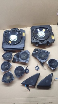 BMW F01 F02 E70 głośniki komplet logic 7 subwoofer