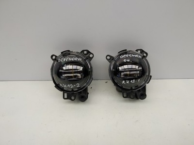 20r- land rover defender ii l663 противотуманная фара led левый правый бампера перед drl фото №1