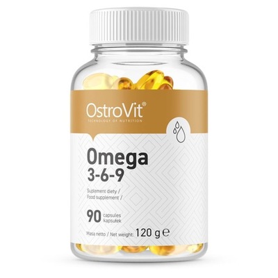 Omega 3-6-9 90 Kapsułek 120g - OstroVit