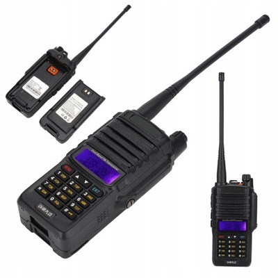 UV-9R PLUS 15W KRÓTKOFALÓWKA RADIOTELEFON WALKIE TALKIE VHF UHF