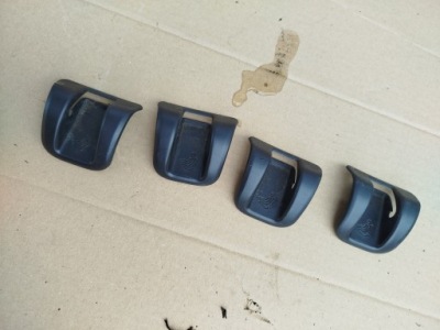 Заглушка крепления isofix audi a3 8p 8p0887233 8p0887187 чёрные комплект фото №1