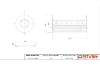 DRIVE+ FILTRAS ALYVOS NISSAN DIESEL 1.6 13-14 QAS HQAI 