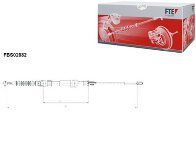 CABLE FRENOS DE MANO VW PARTE TRASERA CADDY 06- LE DERECHO FTE  