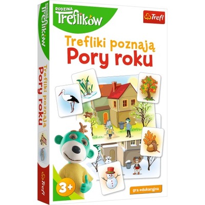 GRA EDUKACYJNA PORY ROKU TREFLIKI POZNAJĄ TREFL 3+