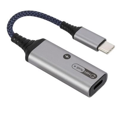 Przejściówka do ładowarki 2 w 1 z USB typu C na