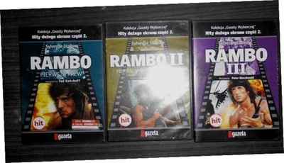 rambo/rambo II/ rambo III - Stallone