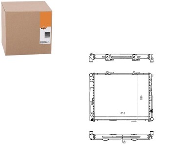 NRF РАДИАТОР DB W124 3,0TD 86-95